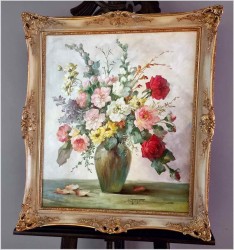 Cudeńko! Kompozycja kwiatów w wazonie - Hedwig Petermann *1877