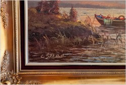 Polecamy panoramiczne malarstwo! Zachód słońca - Carol spree *1907