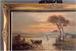 Polecamy panoramiczne malarstwo! Zachód słońca - Carol spree *1907