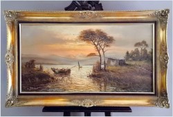 Polecamy panoramiczne malarstwo!  Zachód słońca - Carol spree  *1907