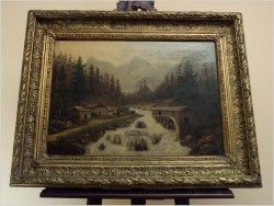 OBRAZ Z OKRESU ROMANTYZMU NIEMIECKIEGO - AUTOR NIEZNANY 1870 ROK