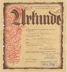 Malarstwo szpachlowe! Zimowy pejzaż wiejski - Friedrich Karl Thauer (1924-2009)