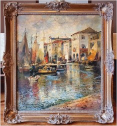 Polecamy! Stary port w Amalfi - Ludwig Gschossmann (1894-1988)