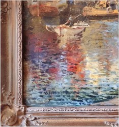 Polecamy! Stary port w Amalfi - Ludwig Gschossmann (1894-1988)