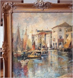 Polecamy! Stary port w Amalfi - Ludwig Gschossmann (1894-1988)