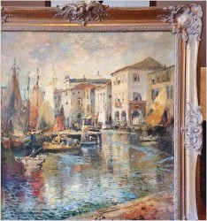 Polecamy! Stary port w Amalfi - Ludwig Gschossmann (1894-1988)