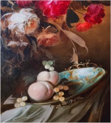 Kwiaty w wazonie 108cmx88cm - Kömpöczy Balogh Endre (Hungary 1911-1977)