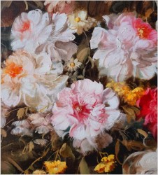 Kwiaty w wazonie 108cmx88cm - Kömpöczy Balogh Endre (Hungary 1911-1977)