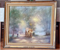 Polecamy! Wspaniała scena parkowa - Günter KÖNIG (1926-2007)