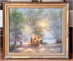 Polecamy! Wspaniała scena parkowa - Günter KÖNIG (1926-2007)