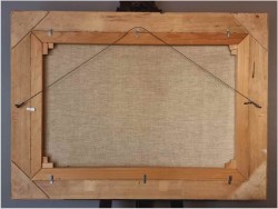 Romantyczne malarstwo! Zimowy krajobraz ze sztafażem - Prof. Janez Kenzer *1930