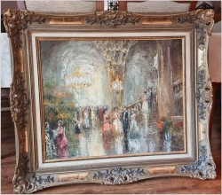 Scena Rodzajowa w Sali Balowej - Oryg. Christian Stemmeler *1928