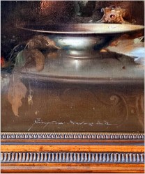 Kwiaty w wazonie 115cmx95cm - Kömpöczy Balogh Endre (Hungary 1911-1977)