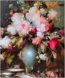 Kwiaty w wazonie 115cmx95cm - Kömpöczy Balogh Endre (Hungary 1911-1977)
