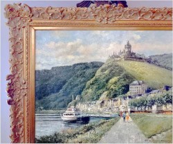 Pozycja Godna Uwagi !!! Spacerkiem z góry zamkowej - Oryg. Christian Stemmeler *1928 (Rozmiar XXL!)