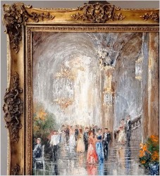 Scena Rodzajowa w Sali Balowej - Oryg. Christian Stemmeler *1928