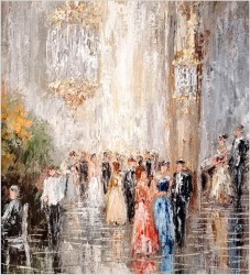 Scena Rodzajowa w Sali Balowej - Oryg. Christian Stemmeler *1928