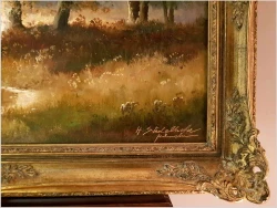 Pejzaż z Krowami ~ Helmut Stadelhofer (1914- 1979)