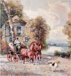 Polecamy! Przejażdżka dorożką po parku - Ludwig Gschossmann (1894-1988)