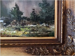 Widok na jezioro Königsee - oryg. Erich Griese *1912 (100cm x 80cm)