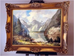 Widok na jezioro Königsee - oryg. Erich Griese *1912 (100cm x 80cm)