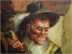 MALARSTWO AUKCYJNE! DEGUSTACJA WINA! org HEIN VAN DOREN ur. 1930r (ROZMIAR XXL)