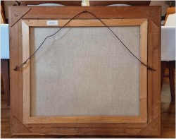 Klimatyczny zimowy pejzaż ze sztafażem! Hamid MEHRNIA (ur. 1942 w Tabriz / Iran)