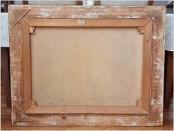 Dostojny Jeleń w leśnym strumieniu - oryg. Georg Majewicz (1897-1965)