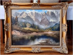 Piękne dolomity! Monte Cristallo - J.E.Lemke (*1916 Falkenberg)