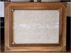 Malarstwo myśliwskie! Lis w zimowej scenerii - oryg. Georg Majewicz (1897-1965)