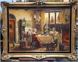 Dobre malarstwo! Najświeższe wiadomości - Hein Van Doren (1930r Düsseldorf) XXL!