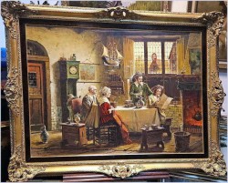 Dobre malarstwo! Najświeższe wiadomości - Hein Van Doren (1930r Düsseldorf) XXL!