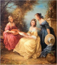 W pałacowym ogrodzie! Miłosne listy - Curt August Landwehr (Hereford 1920-1988)