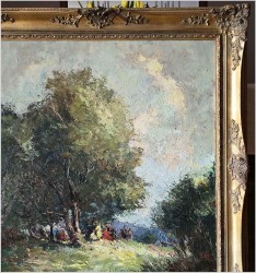 Impresjonizm! Piknik w parku  - Otto PIPPEL (1878 Łódź - 1960 Monachium)