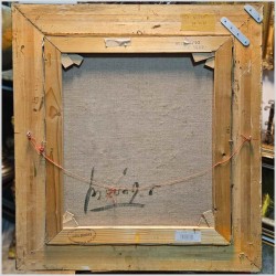 Kwiaty w technice szpachlowej - Johannes Hubertus Hendrikus BÉVORT (1917-1996)