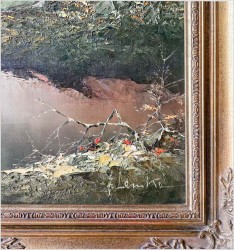 Arcydzieło! Widok na szczyty Waxenstein - Joachim Ernst Lemke *1916