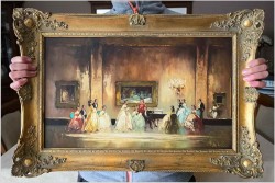 Obraz olejny! Koncert w sali balowej - Peter Otto  HEIM (1896-1966)