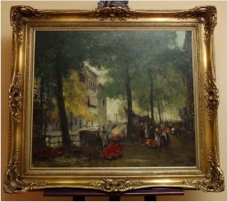 MEGA RARYTAS! BLUMENMARKT AMSTERDAM ~ ORG. GERHARD DICKMEIS (1918-1978)