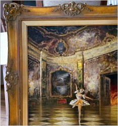 3. Duży obraz! Tańcząca baletnica - Heinz Ludwig Münnich (1921-1978)