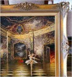 5. Duży obraz! Tańcząca baletnica - Heinz Ludwig Münnich (1921-1978)