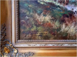 Obraz olejny! Wyjazd na polowanie - Horst Altermann (1925-1978)