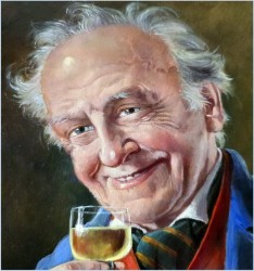 Przedwojenny obraz olejny - Prosit - Na zdrowie / Otto Kirchner (1887-1960)