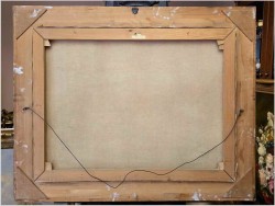 Dostojny Jeleń przy leśnym strumieniu - oryg. Georg Majewicz (1897-1965)