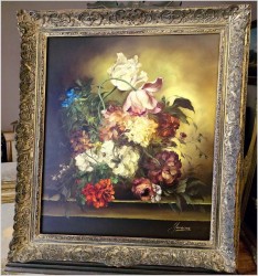 Kwiaty w stylu flamandzkim - Heinrich Garossa *1902