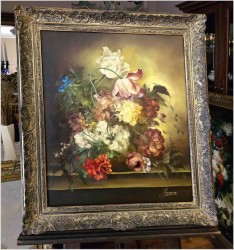 Kwiaty w stylu flamandzkim - Heinrich Garossa *1902