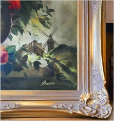 Kwiaty w stylu flamandzkim - Heinrich Garossa *1902 | Rozmiar 125cm x 105cm