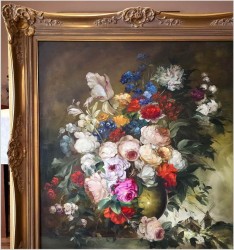 Kwiaty w stylu flamandzkim - Heinrich Garossa *1902 | Rozmiar 125cm x 105cm