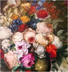 Kwiaty w stylu flamandzkim - Heinrich Garossa *1902 | Rozmiar 125cm x 105cm