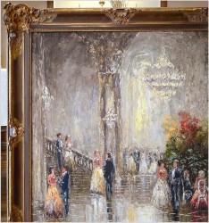 Scena Rodzajowa w Sali Balowej - Oryg. Christian Stemmeler *1928