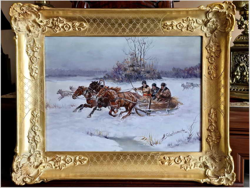 Polecamy! Atak wilków - Afanasij Ivanovic Scheloumoff  (1892-1983) 